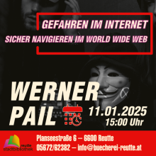 Einladung Gefahren im Internet