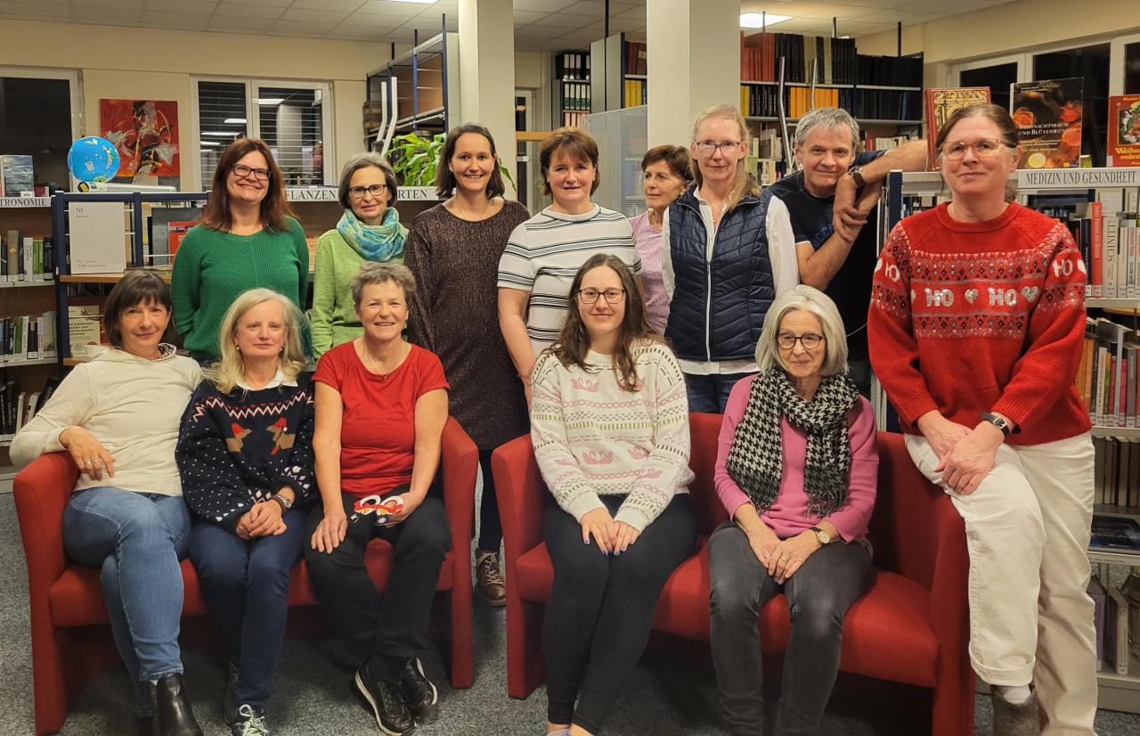 Teamfoto der Stadtbibliothek Reutte