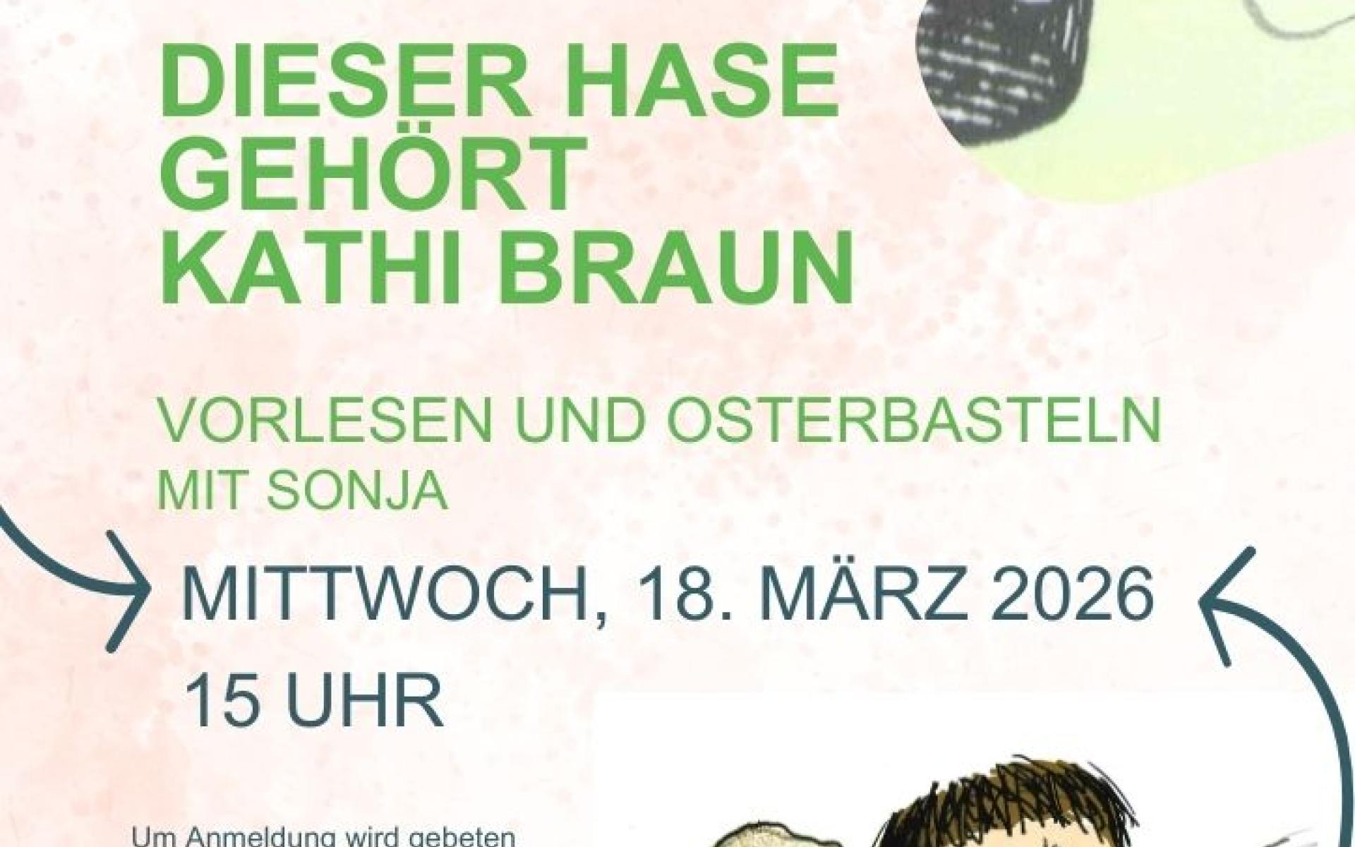 Dieser Hase gehört Kathi Braun