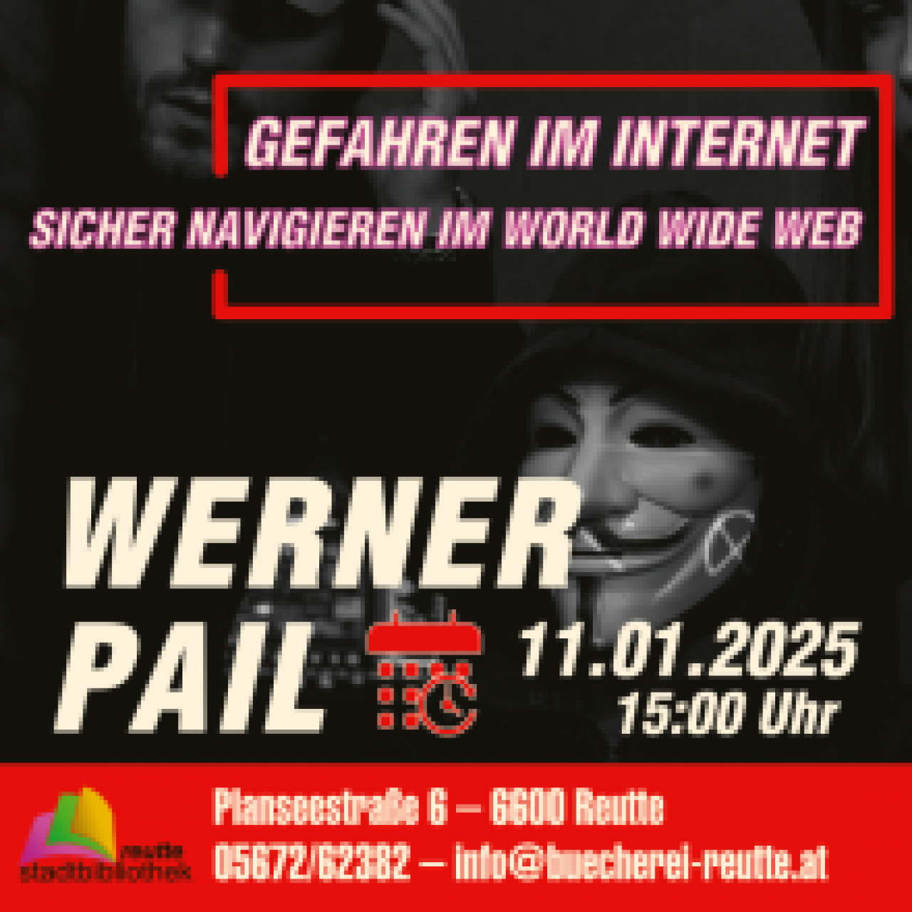 Einladung Gefahren im Internet