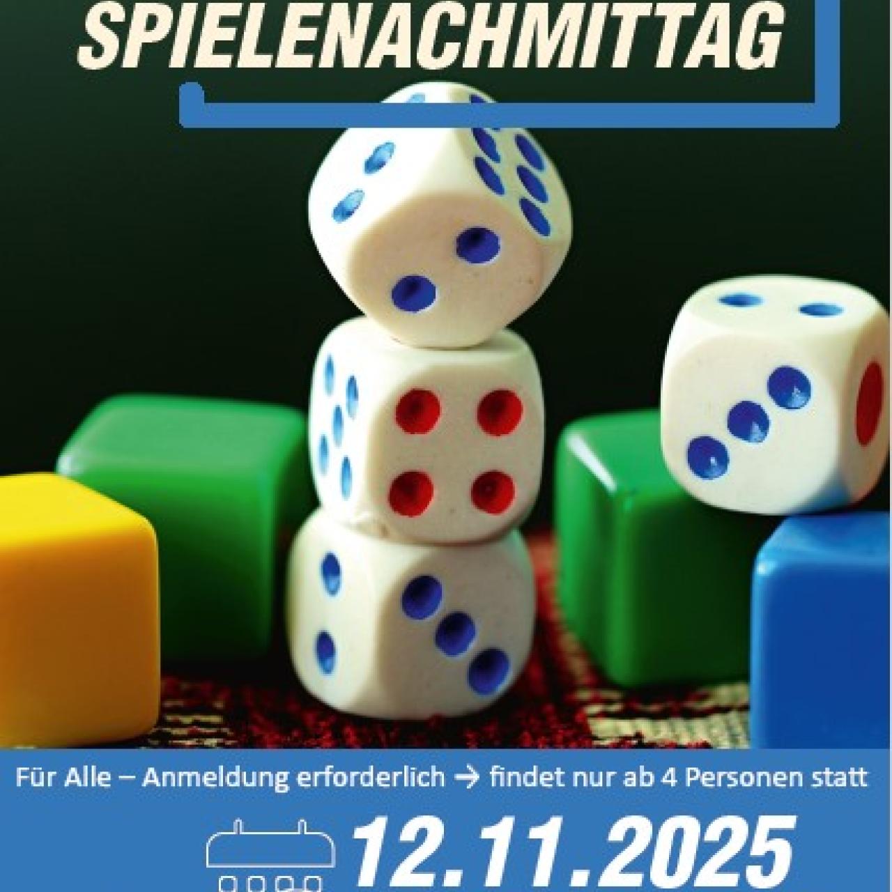 Einladung zum Spielenachmittag im November